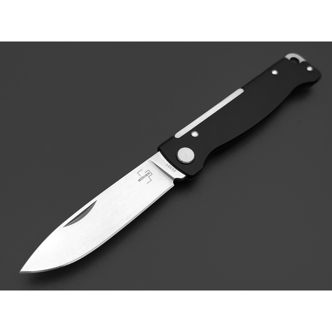 Нож Boker 01BO851 Atlas Black сталь 12С27, рукоять сталь