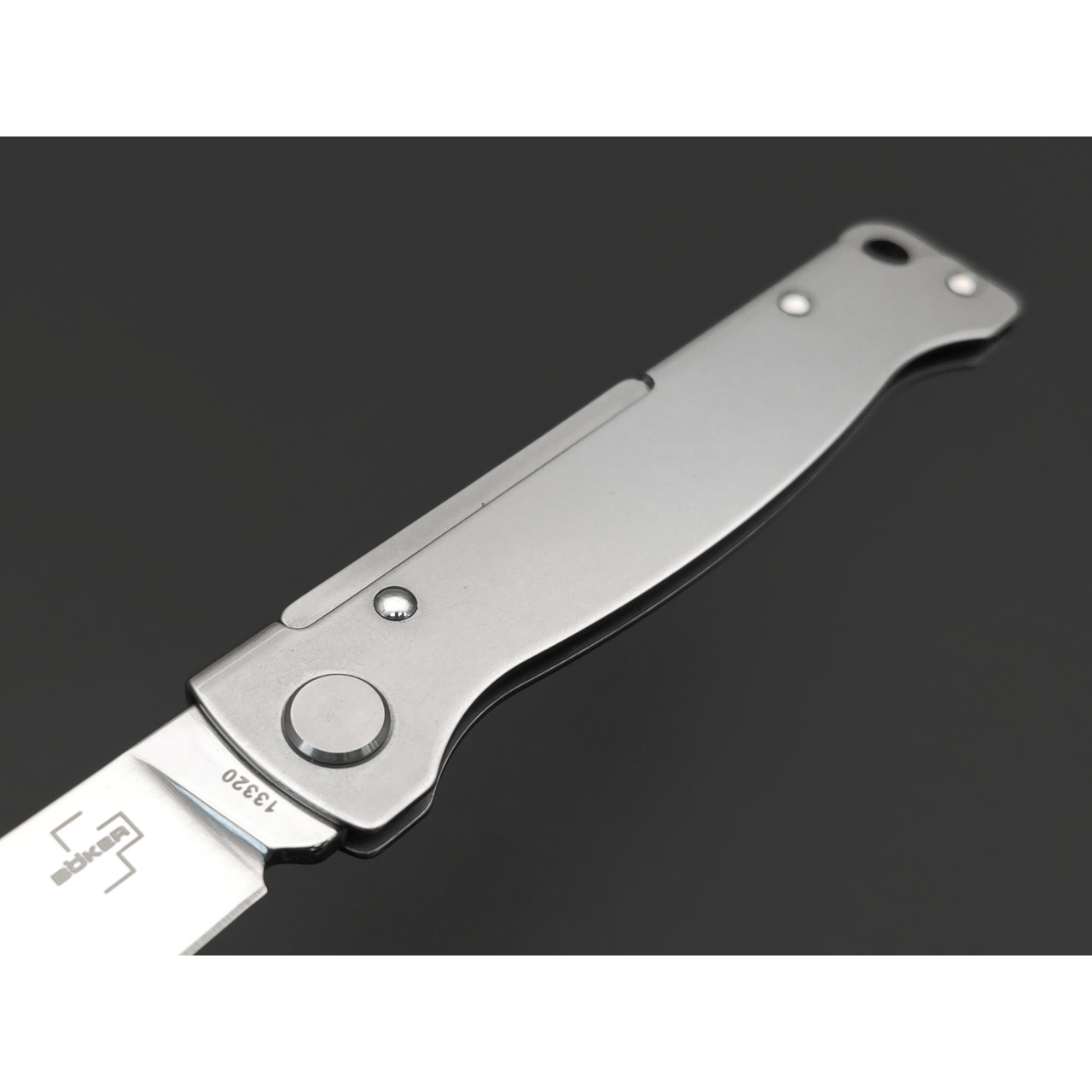 Нож Boker Plus Atlas SW 01BO856 сталь 12С27, рукоять Stainless steel