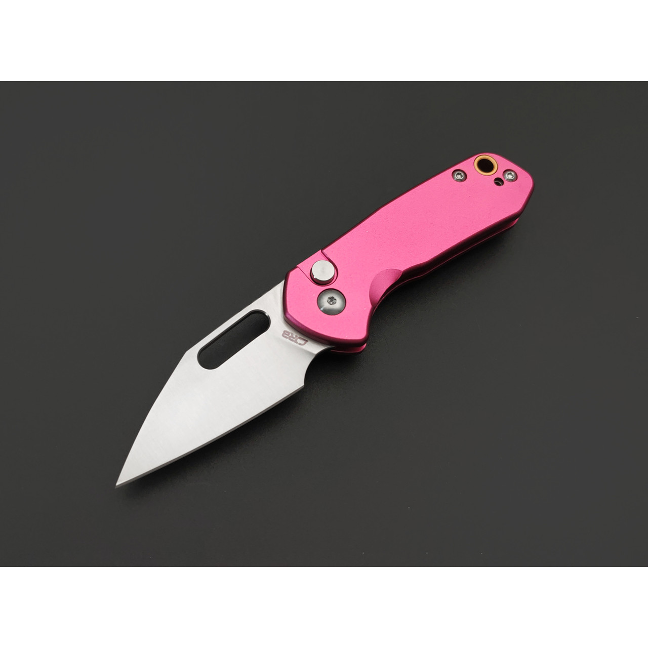 CJRB складной нож Mini Pyrite 1933-PK сталь AR-RPM9, рукоять Алюминий розовый