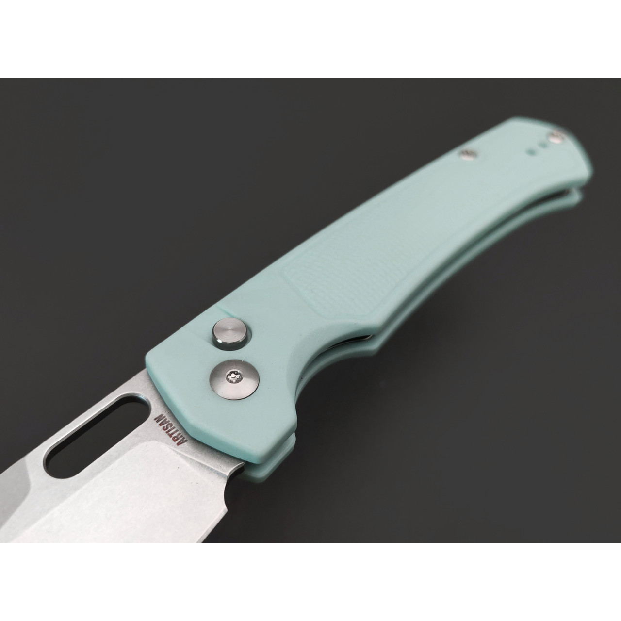 Artisan Cutlery складной нож Revel 1867P-MG сталь AR-RPM9 сатин, рукоять FRN мятный