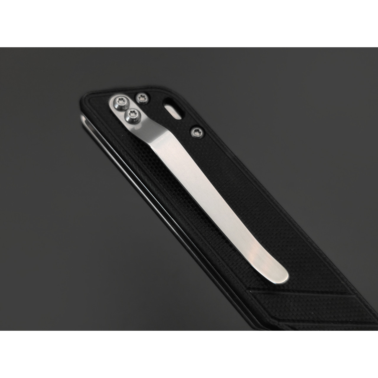 QSP складной нож Parrot QS102-A сталь D2 сатин, рукоять G10 чёрный
