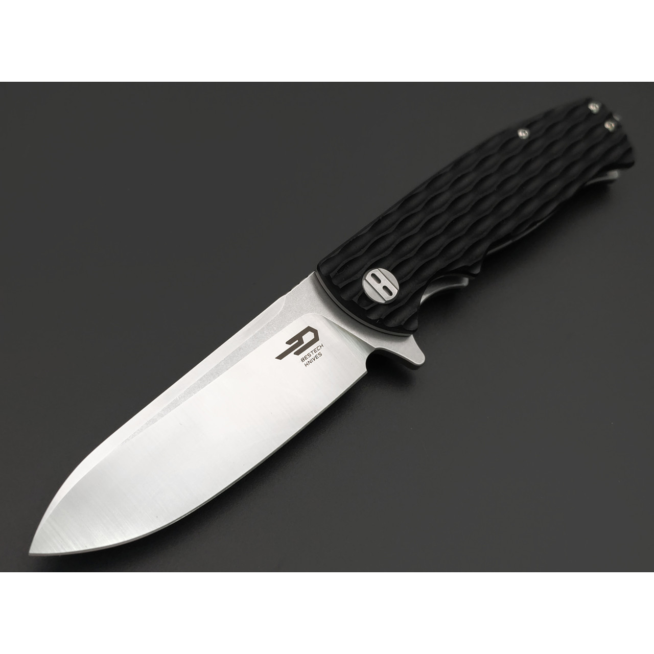 Нож Bestech Grampus BG02A сталь D2, рукоять G10 Black