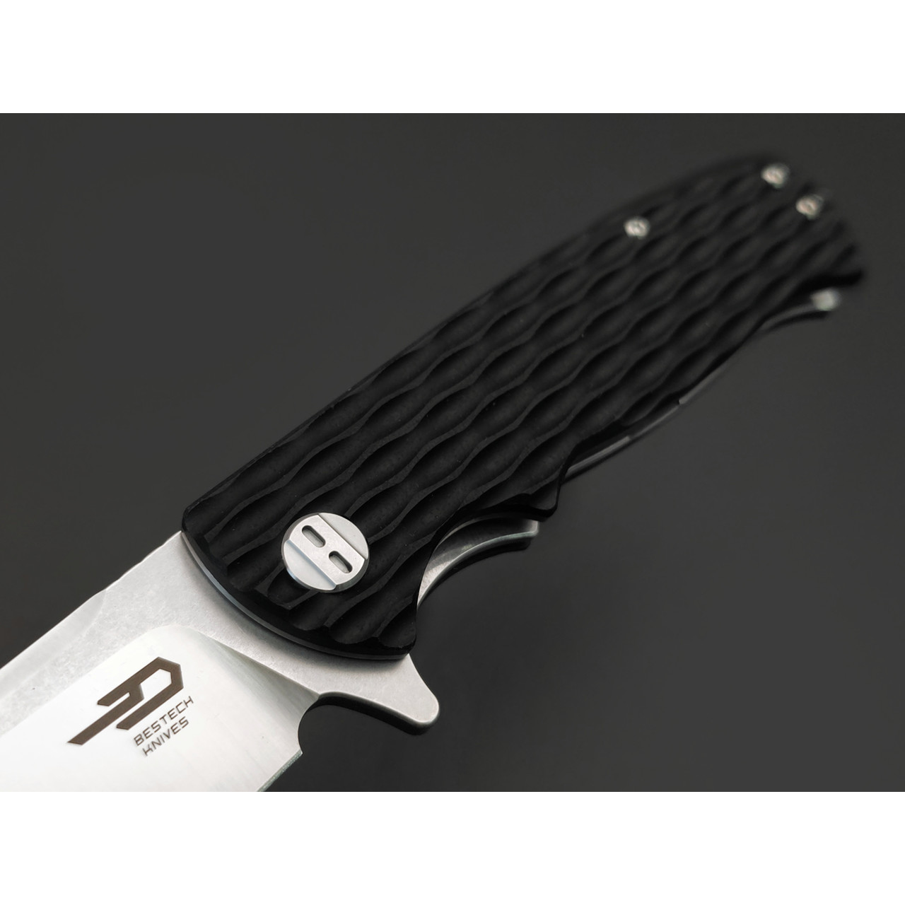 Нож Bestech Grampus BG02A сталь D2, рукоять G10 Black