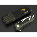 Bestech Knives складной нож Komodo BG26A сталь D2 сатин-стоунвош, рукоять G10 чёрно-зеленый Bestech Knives складной нож Komodo BG26A сталь D2 сатин-стоунвош, рукоять G10 чёрно-зеленый