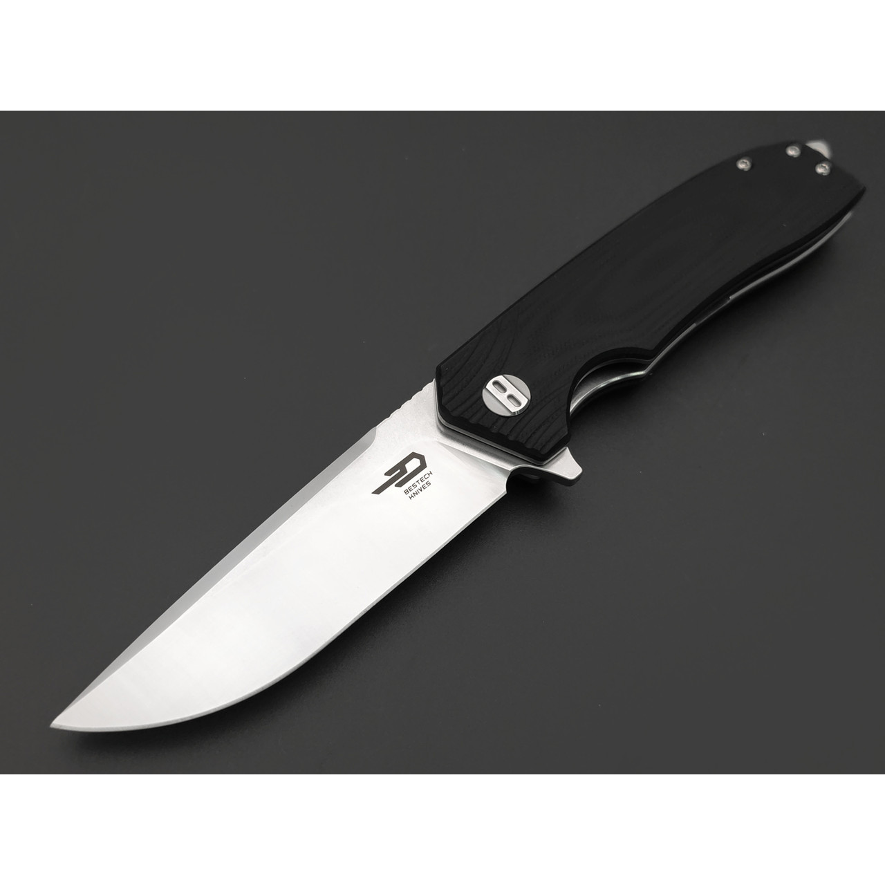 Нож Bestech Lion BG01A сталь D2, рукоять G10 Black