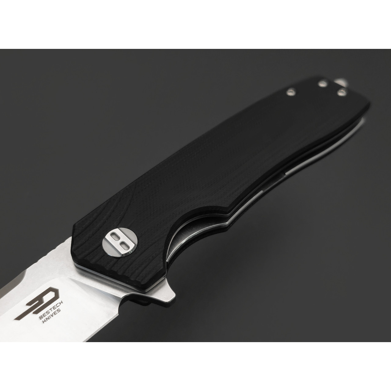 Нож Bestech Lion BG01A сталь D2, рукоять G10 Black