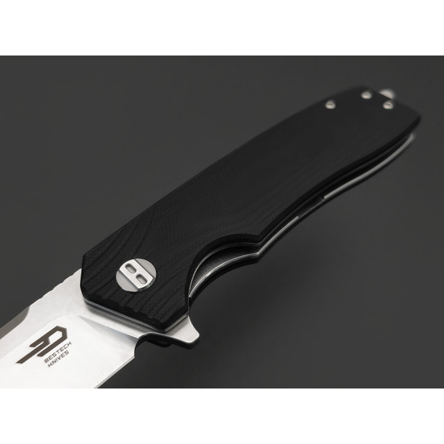 Bestech Knives складной нож Lion BG01A сталь D2 сатин, рукоять G10 чёрный