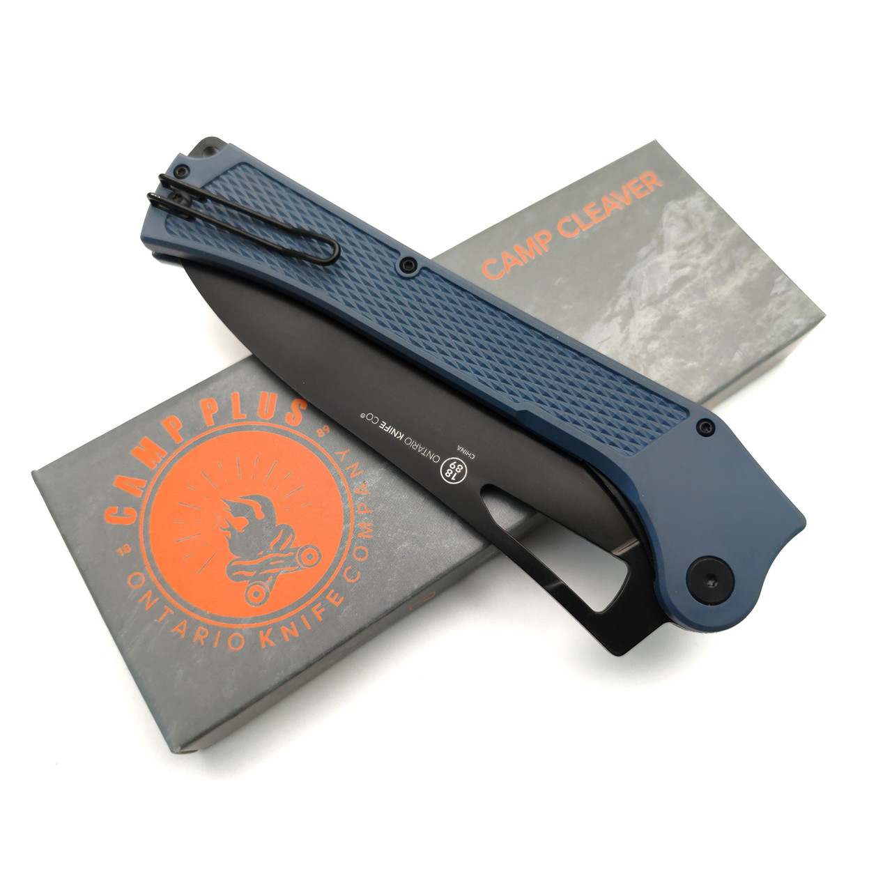 Ontario складной нож Camp Plus EDC Linerlock 4325GREY сталь 420 чёрный, рукоять GRN серый