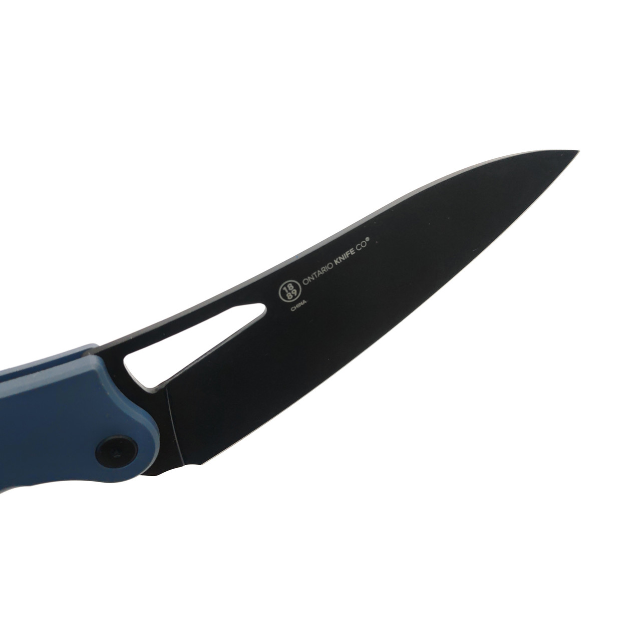 Ontario складной нож Camp Plus EDC Linerlock 4325GREY сталь 420 чёрный, рукоять GRN серый