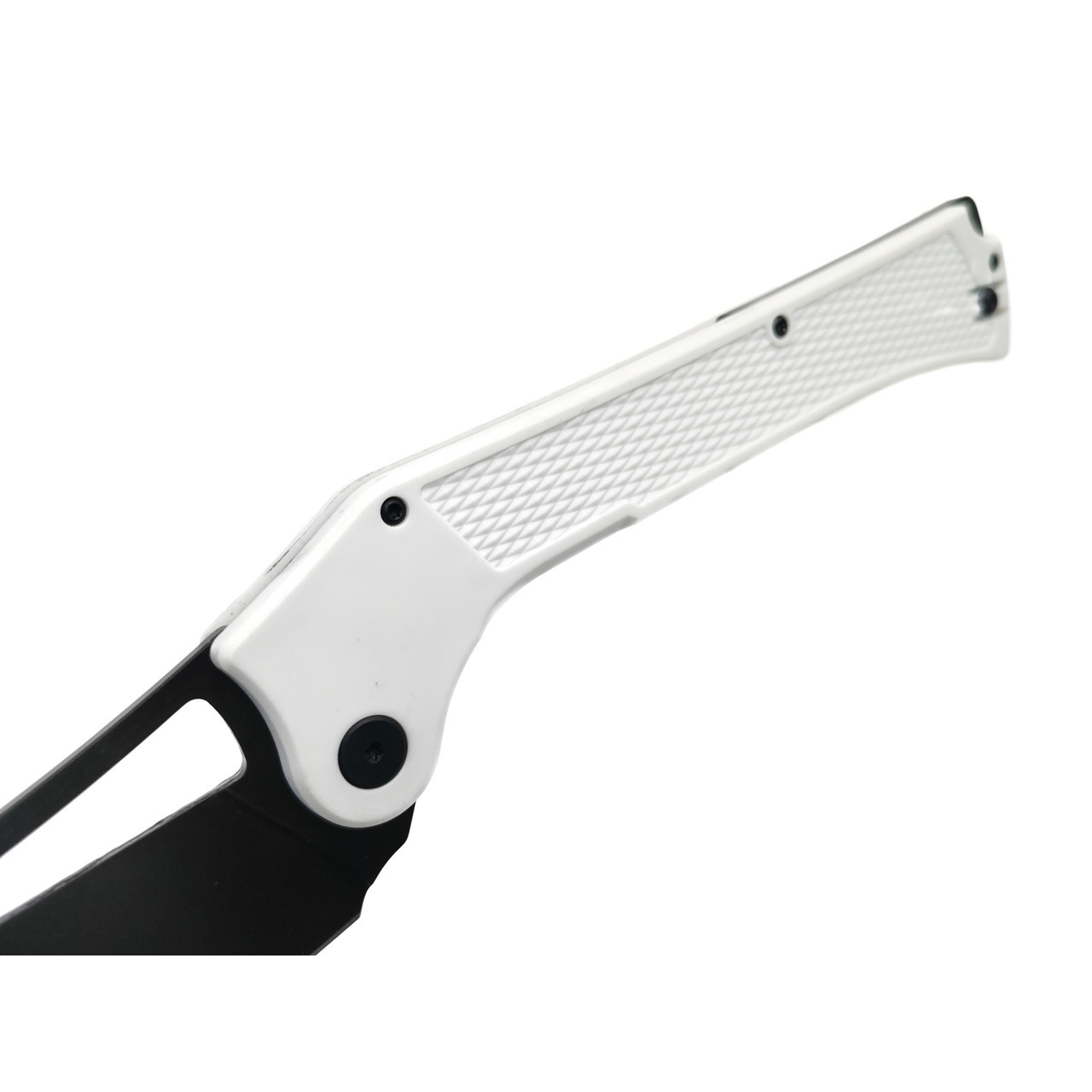 Ontario складной нож Camp Plus EDC Linerlock 4325WH сталь 420 чёрный, рукоять GRN белый