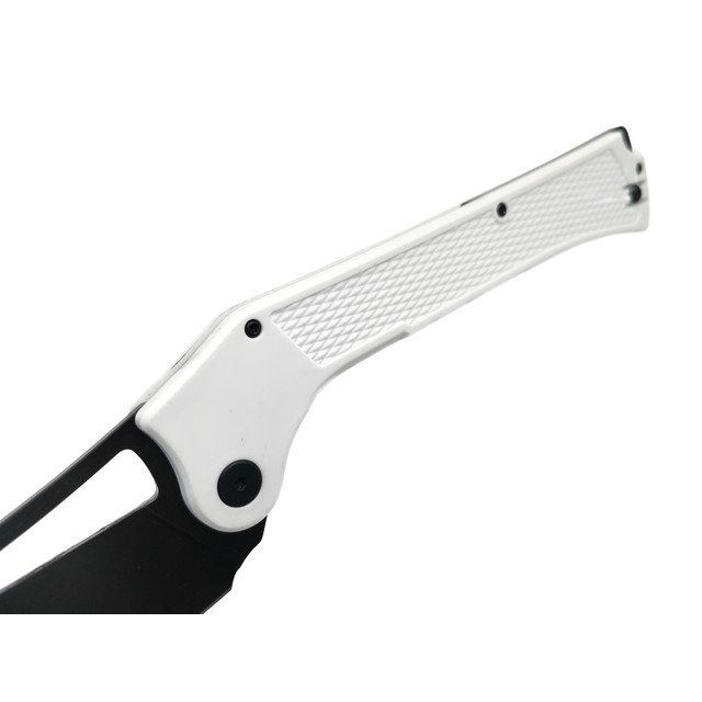 Ontario складной нож Camp Plus EDC Linerlock 4325WH сталь 420 чёрный, рукоять GRN белый