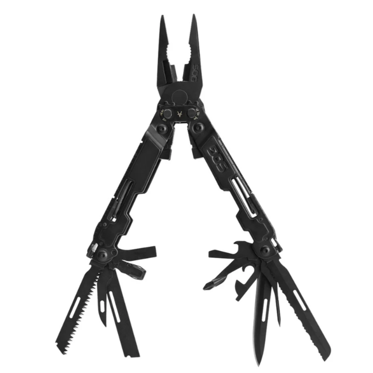 SOG мультитул PowerAccess Deluxe чёрный PA2002 (21 функция), сталь 5Cr15MoV