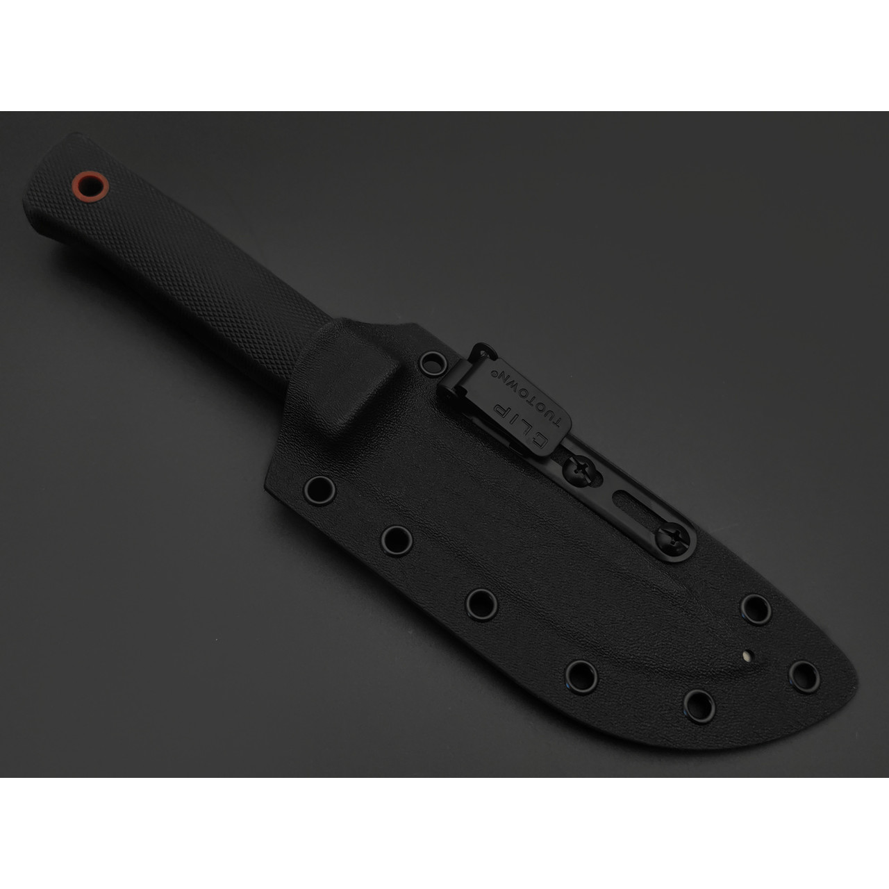 Eagle Knives нож TT сталь Aus-10 стоунвош, рукоять Эластрон чёрный