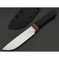 Eagle Knives нож TT сталь Aus-10 стоунвош, рукоять Эластрон чёрный