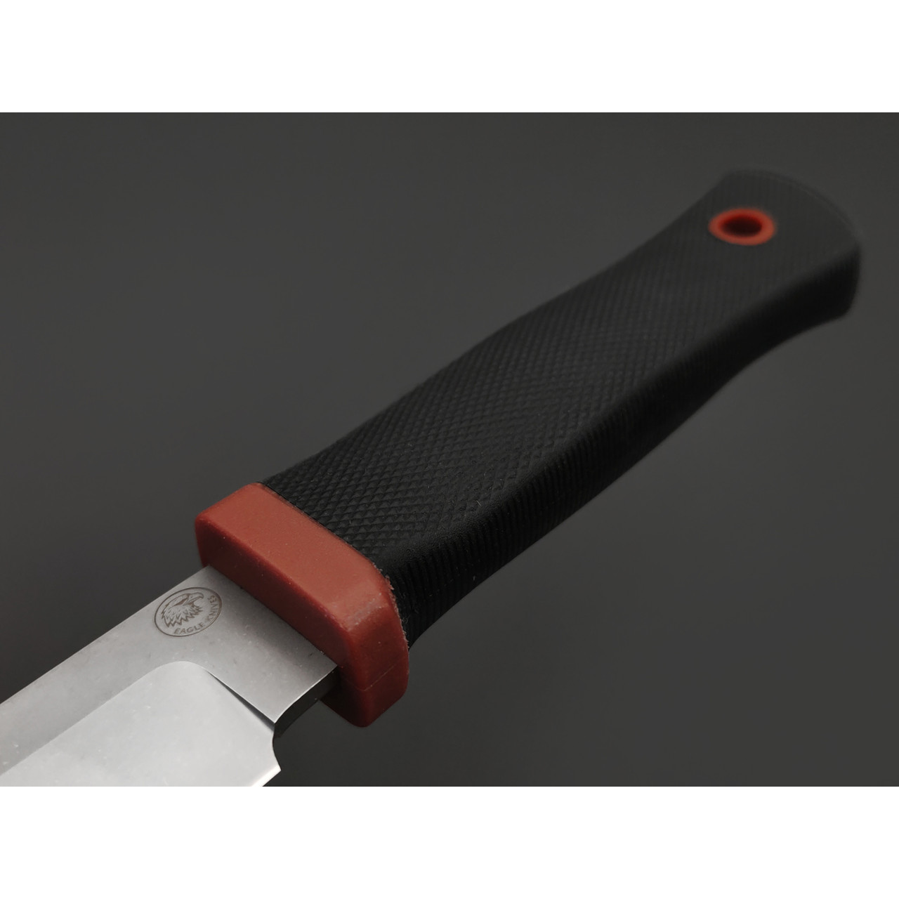 Eagle Knives нож TT сталь Aus-10 стоунвош, рукоять Эластрон чёрный