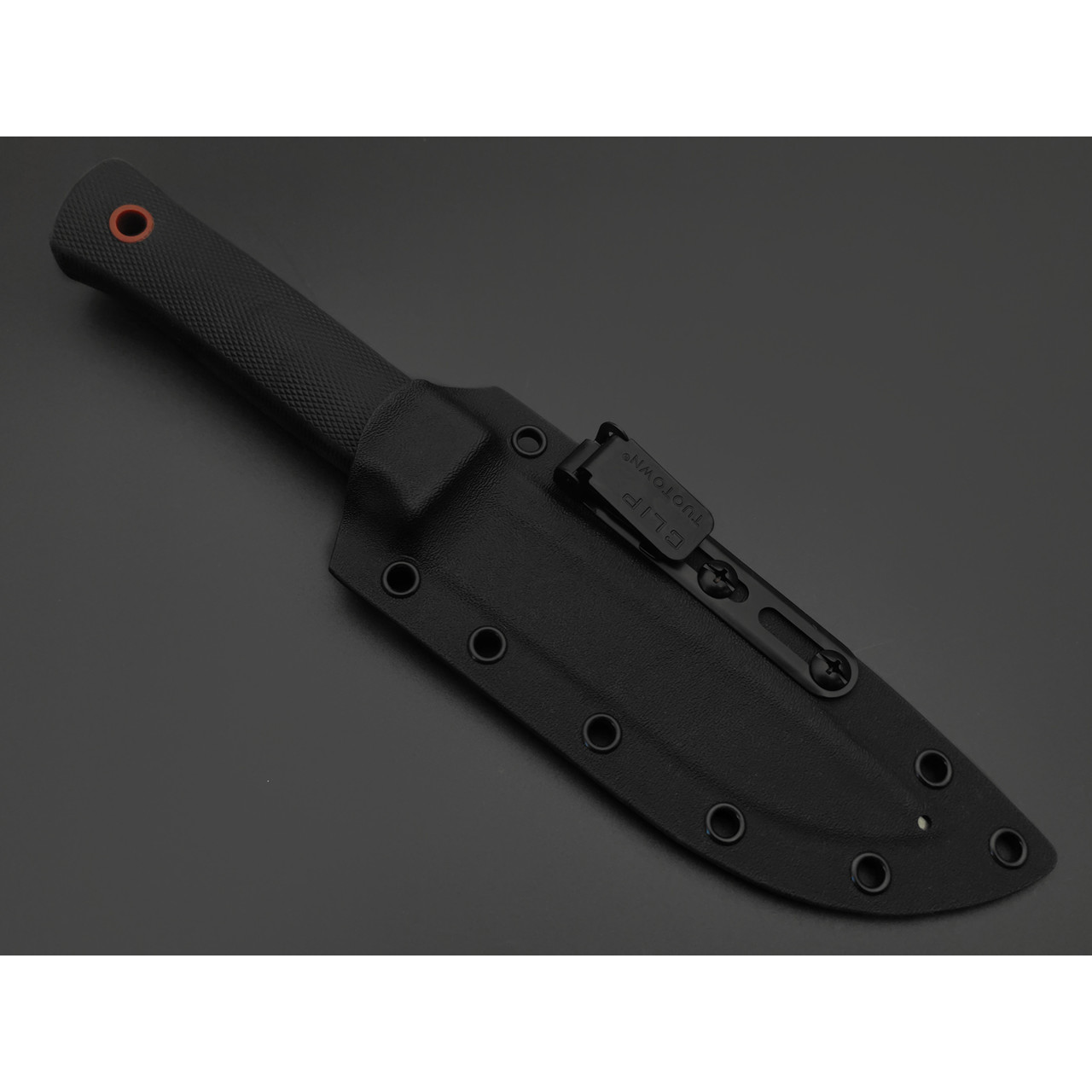 Eagle Knives нож ST сталь Aus-10 стоунвош, рукоять Эластрон чёрный