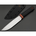 Eagle Knives нож ST сталь Aus-10 стоунвош, рукоять Эластрон чёрный