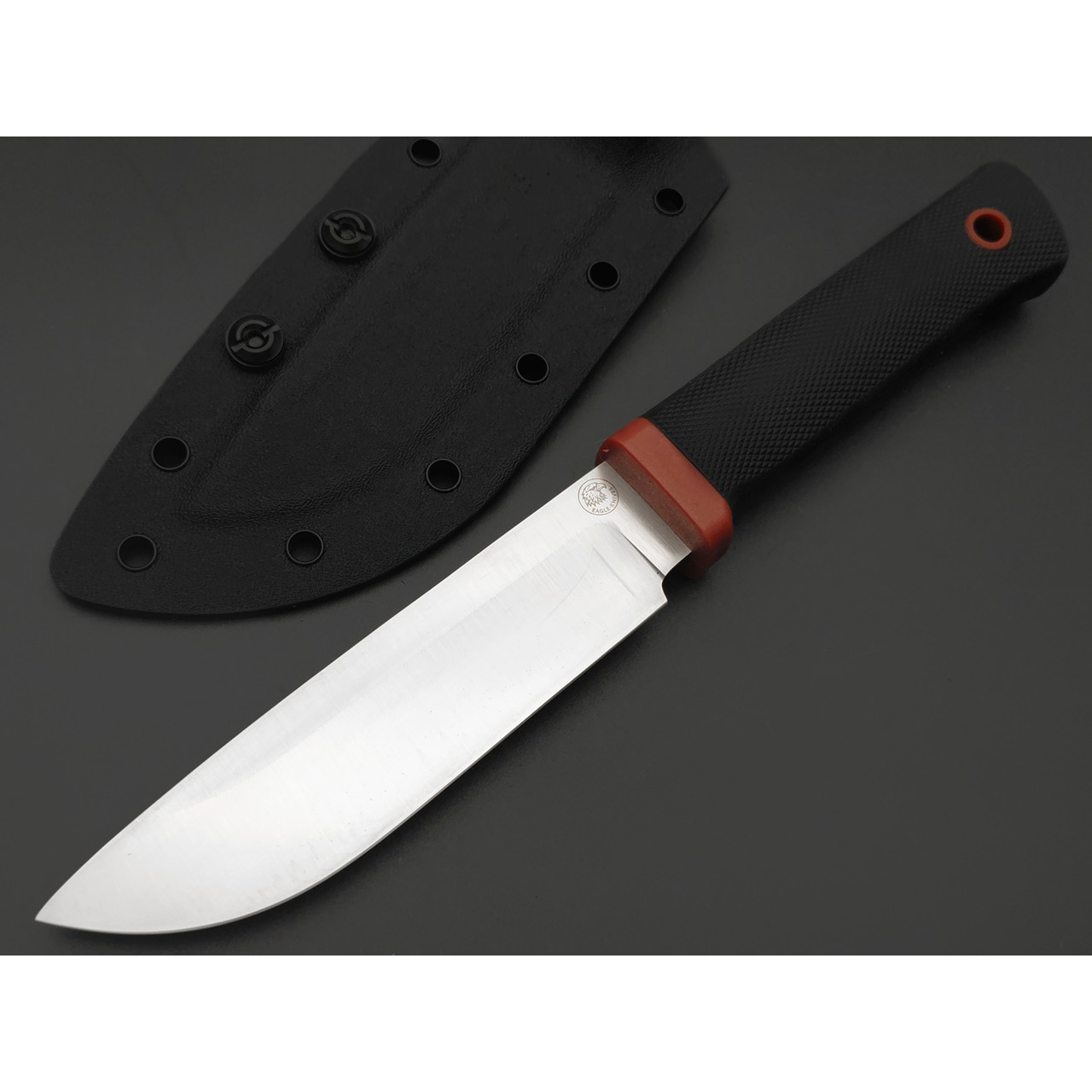 Eagle Knives нож TT сталь D2 сатин, рукоять Эластрон чёрный