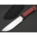 Eagle Knives нож TT сталь D2 сатин, рукоять Эластрон красный