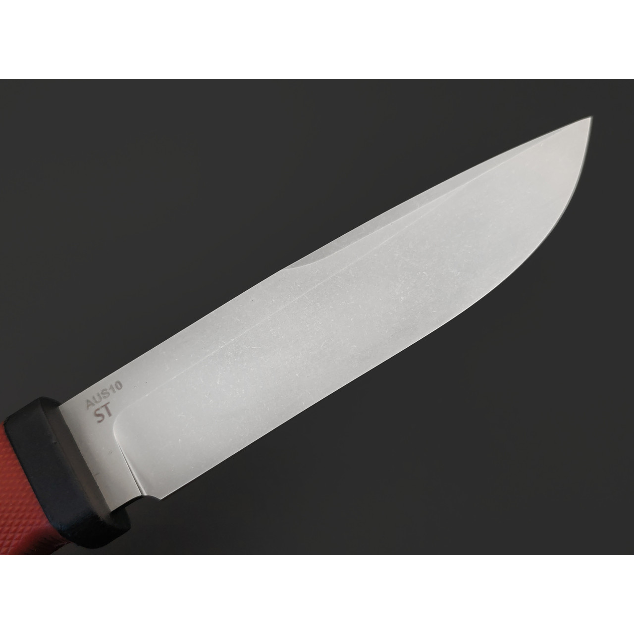 Eagle Knives нож ST сталь Aus-10 стоунвош, рукоять Эластрон красный