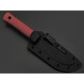 Eagle Knives нож TT сталь Aus-10 стоунвош, рукоять Эластрон красный