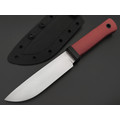 Eagle Knives нож TT сталь Aus-10 стоунвош, рукоять Эластрон красный