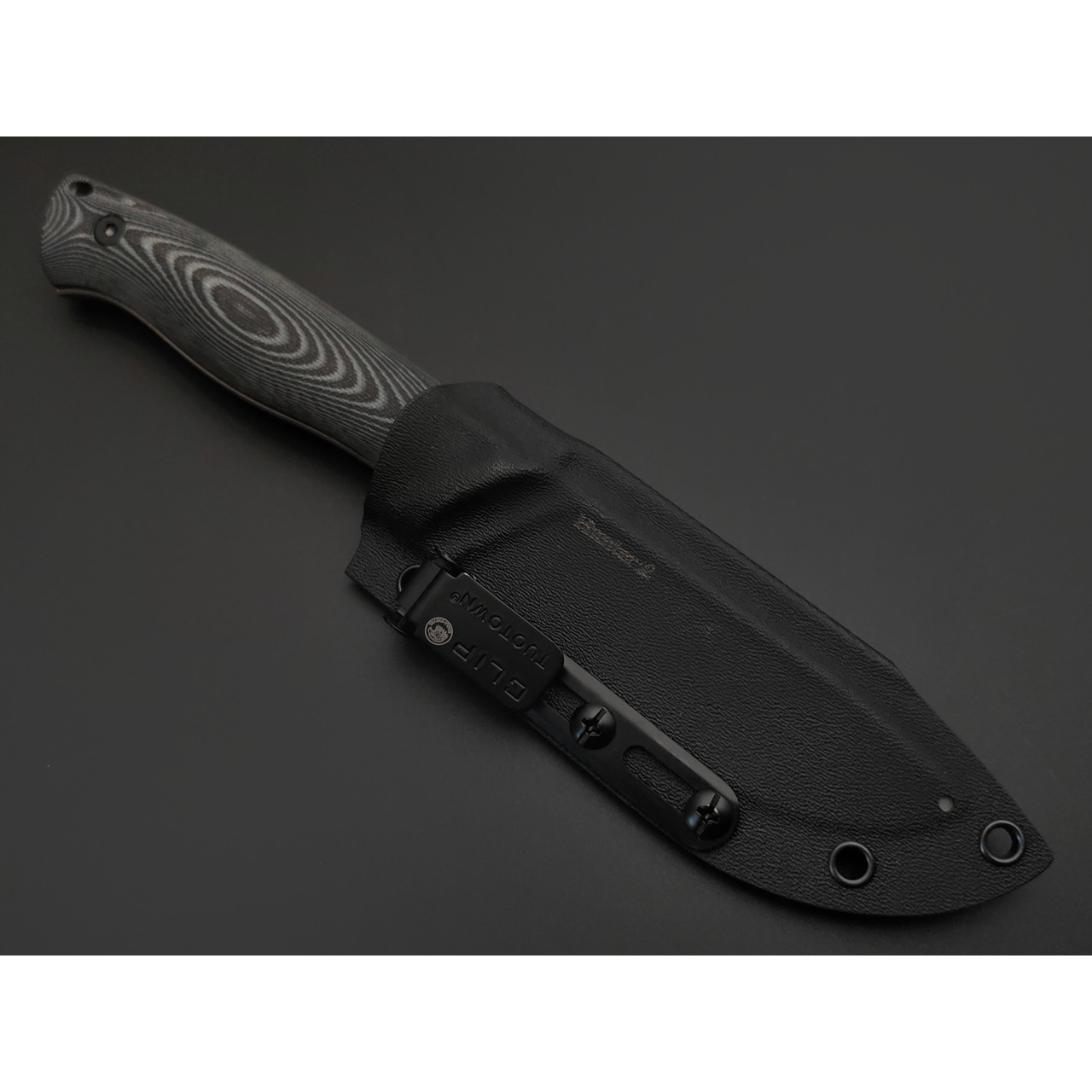 Eagle Knives нож Hunter 2 сталь Aus10Co стоунвош, рукоять G10 чёрный с серым