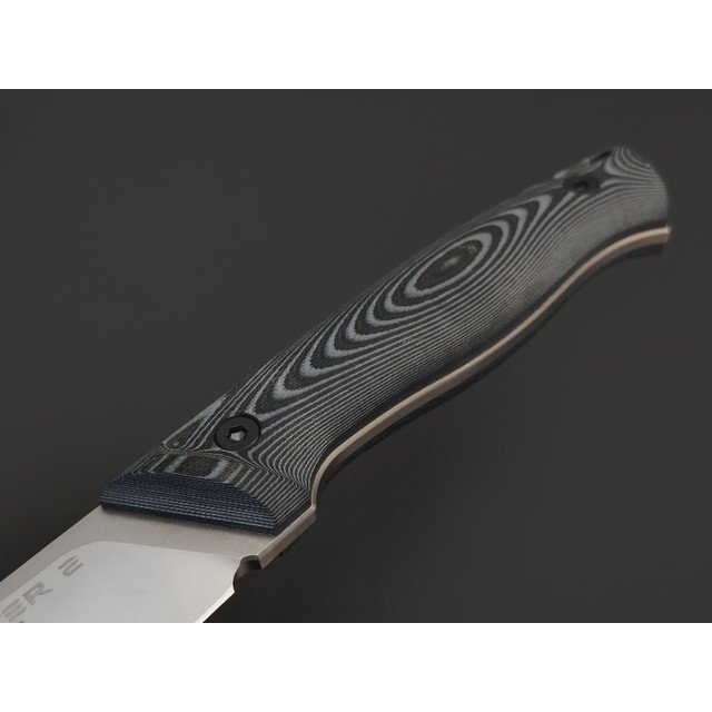Eagle Knives нож Hunter 2 сталь Aus10Co стоунвош, рукоять G10 чёрный с серым