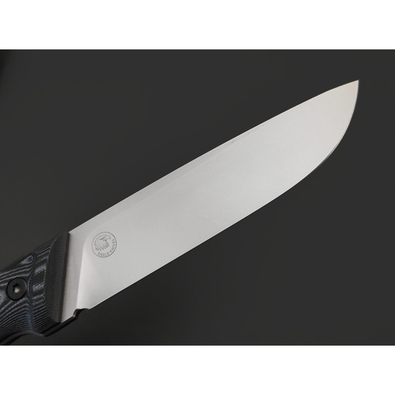 Eagle Knives нож Hunter 1 сталь Aus10Co стоунвош, рукоять G10 чёрный с серым