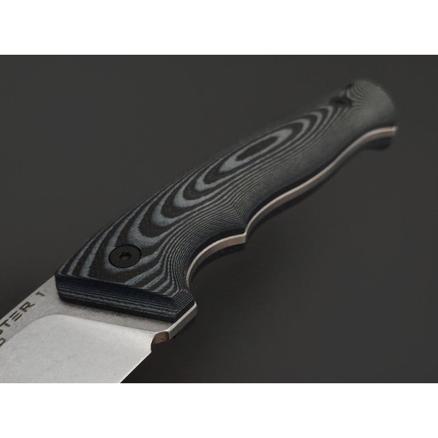 Eagle Knives нож Forester 1 сталь Aus10Co стоунвош, рукоять G10 чёрный с серым