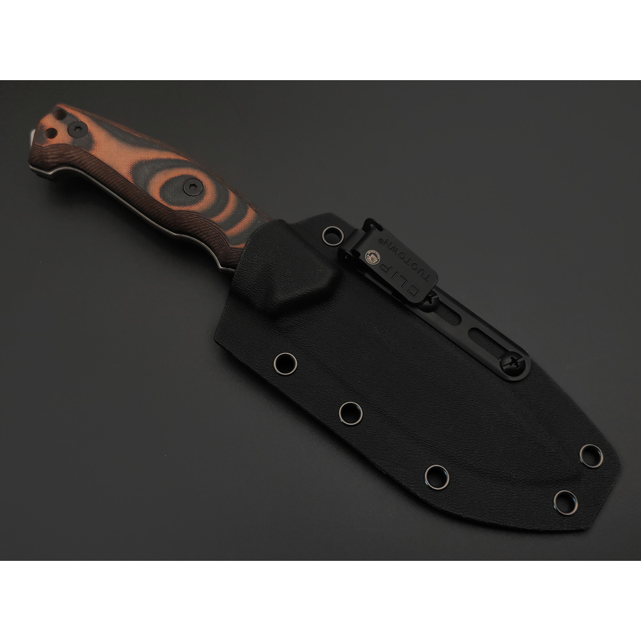 Eagle Knives нож Combat 1 сталь Aus10Co стоунвош, рукоять G10 чёрный с красным