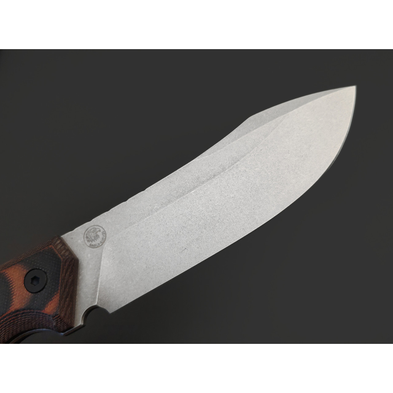 Eagle Knives нож Combat 1 сталь Aus10Co стоунвош, рукоять G10 чёрный с красным