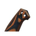 Eagle Knives нож Combat 1 сталь Aus10Co чёрная, рукоять G10 чёрный с оранжевым Eagle Knives нож Combat 1 сталь Aus10Co чёрная, рукоять G10 чёрный с оранжевым