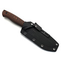 Eagle Knives нож Hunter 1 сталь Aus10Co чёрная, рукоять G10 чёрный с красным