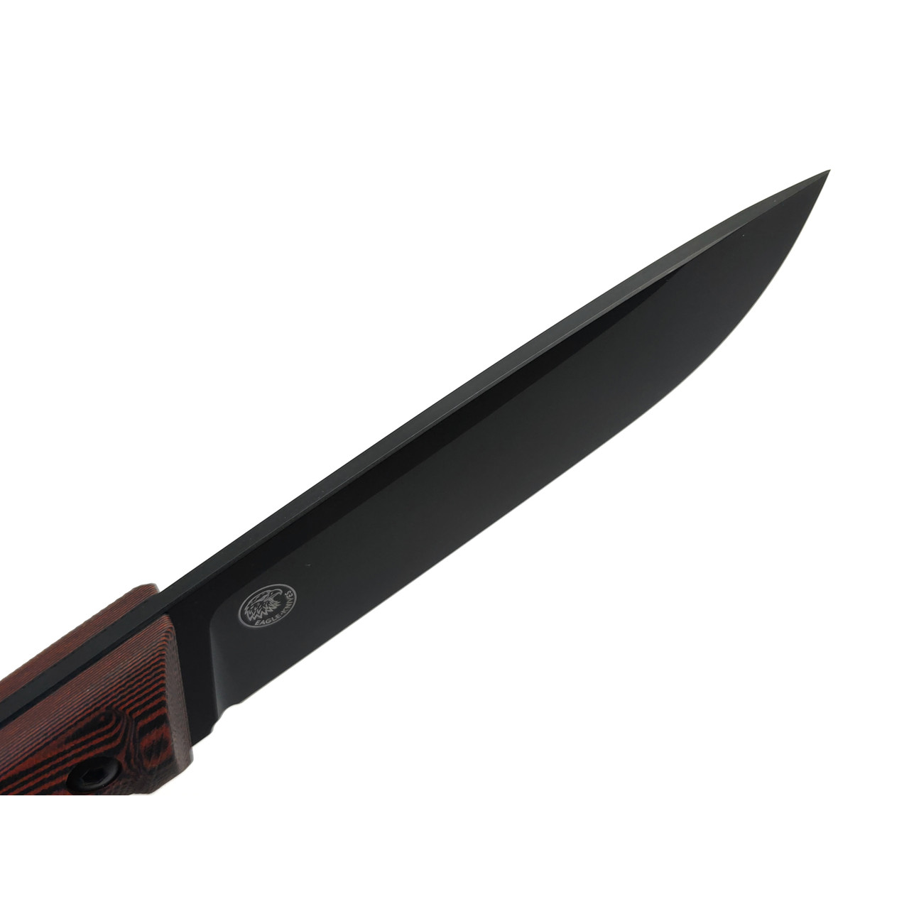 Eagle Knives нож Hunter 1 сталь Aus10Co чёрная, рукоять G10 чёрный с красным