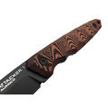 Eagle Knives нож Attacker 1 сталь Aus10Co чёрная, рукоять G10 чёрный с красным