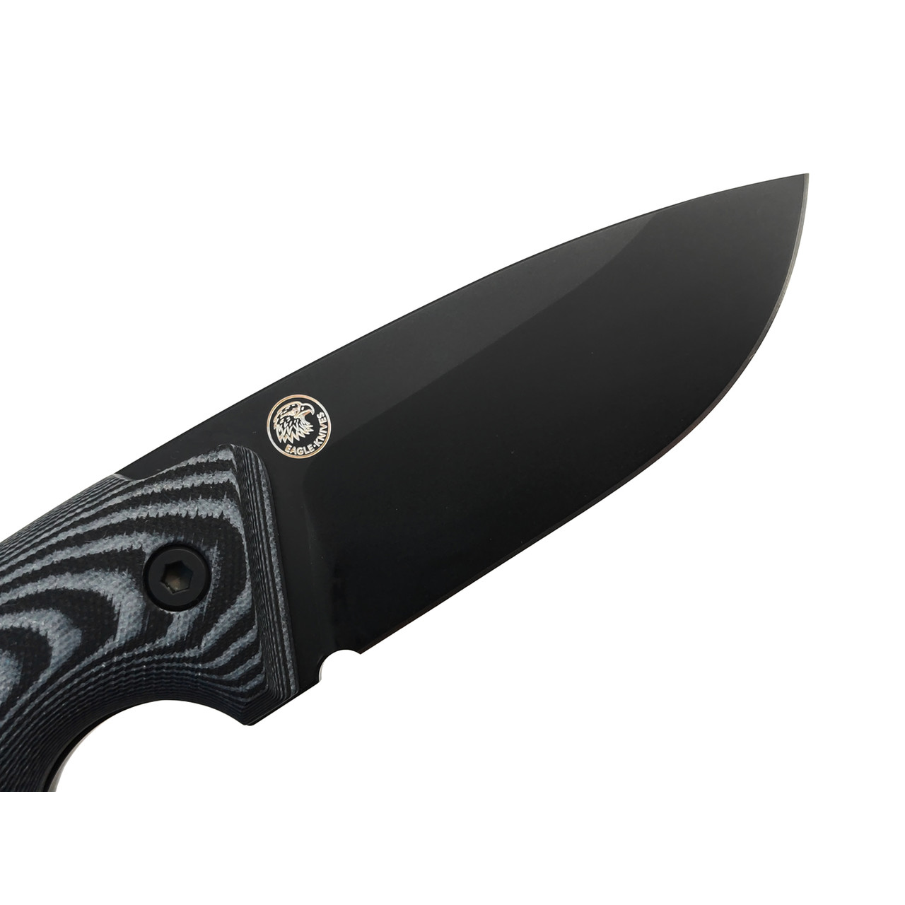 Eagle Knives нож Forester 2 сталь Aus-10Co чёрная, рукоять G10 чёрный с серым
