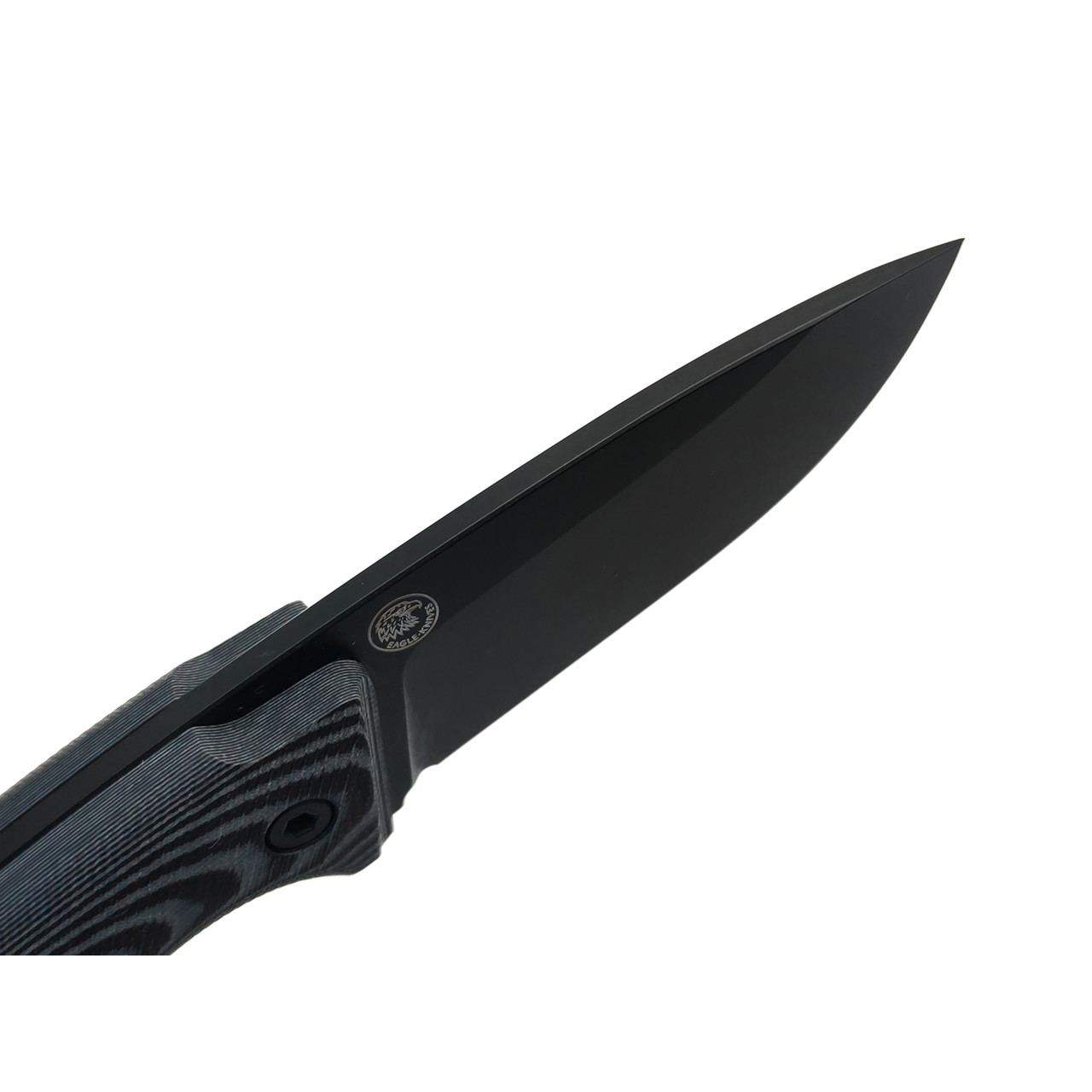 Eagle Knives нож Forester 2 сталь Aus-10Co чёрная, рукоять G10 чёрный с серым