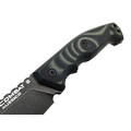 Eagle Knives нож Combat 2 сталь Aus-10Co блэквош, рукоять G10 чёрный с зелёным Eagle Knives нож Combat 2 сталь Aus-10Co блэквош, рукоять G10 чёрный с зелёным