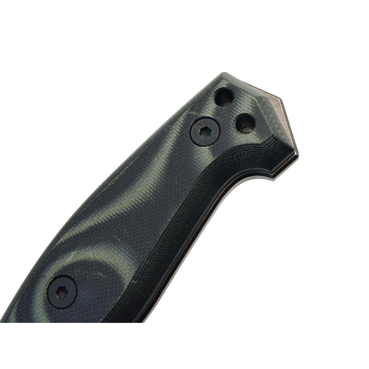 Eagle Knives нож Combat 2 сталь Aus-10Co блэквош, рукоять G10 чёрный с зелёным