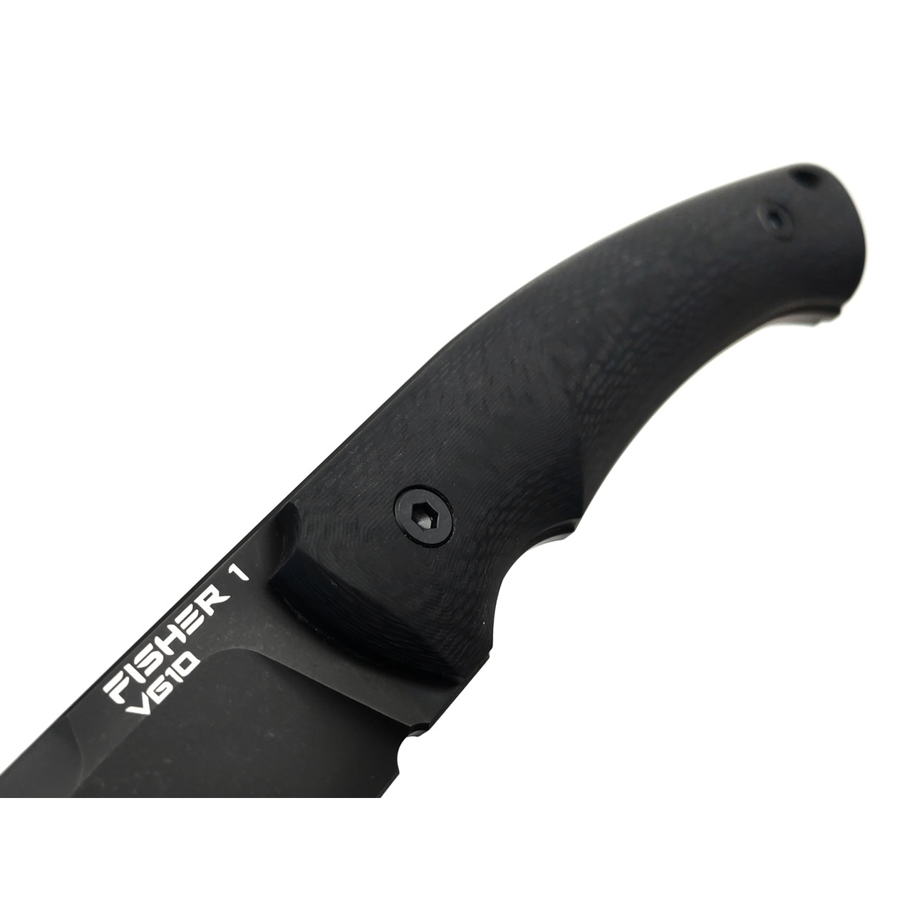 Eagle Knives нож Fisher 1 сталь VG-10 чёрная, рукоять G10 с карбоном