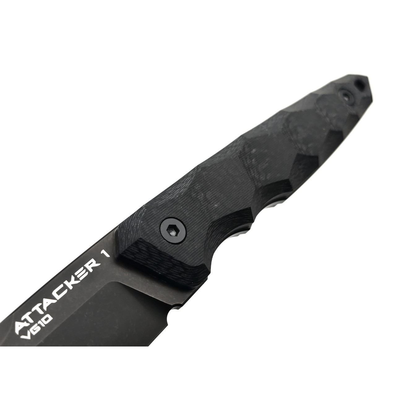 Eagle Knives нож Attacker 1 сталь VG-10 чёрная, рукоять G10 с карбоном
