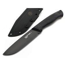 Eagle Knives нож Hunter 1 сталь VG-10 чёрная, рукоять G10 с карбоном