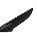 Eagle Knives нож Forester 1 сталь VG-10 чёрная, рукоять G10 с карбоном