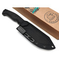 Eagle Knives нож Combat 1 сталь VG-10 чёрная, рукоять G10 с карбоном