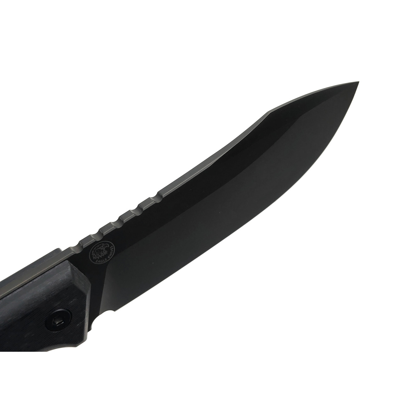 Eagle Knives нож Combat 1 сталь VG-10 чёрная, рукоять G10 с карбоном
