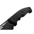 Eagle Knives нож Combat 1 сталь VG-10 чёрная, рукоять G10 с карбоном