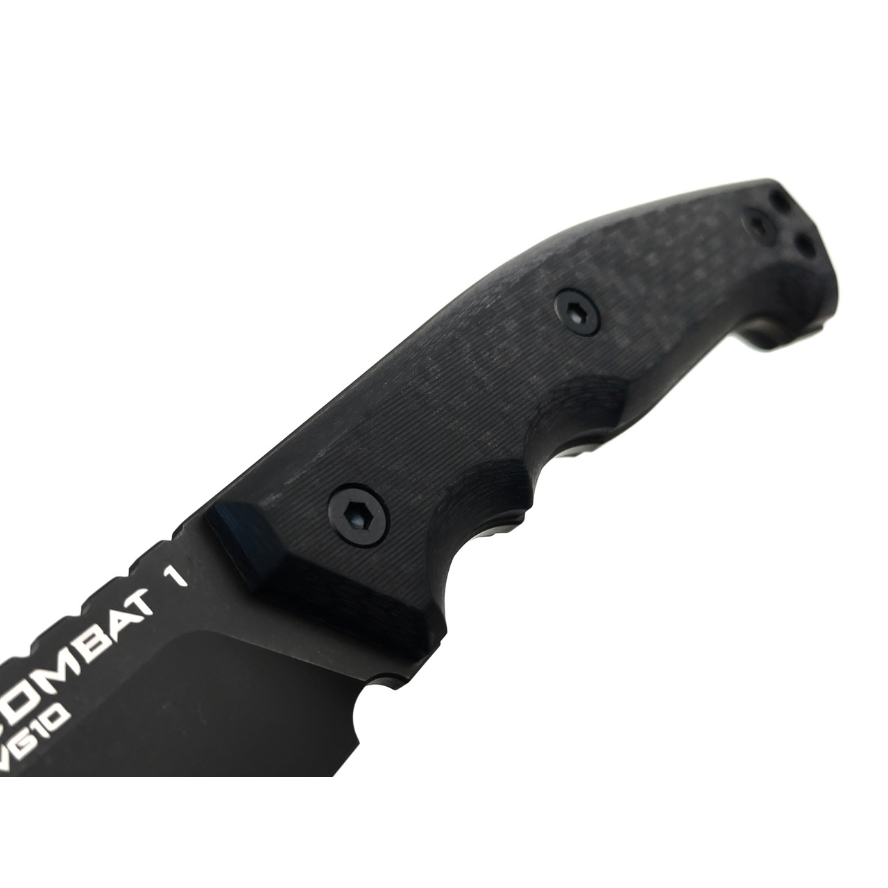 Eagle Knives нож Combat 1 сталь VG-10 чёрная, рукоять G10 с карбоном