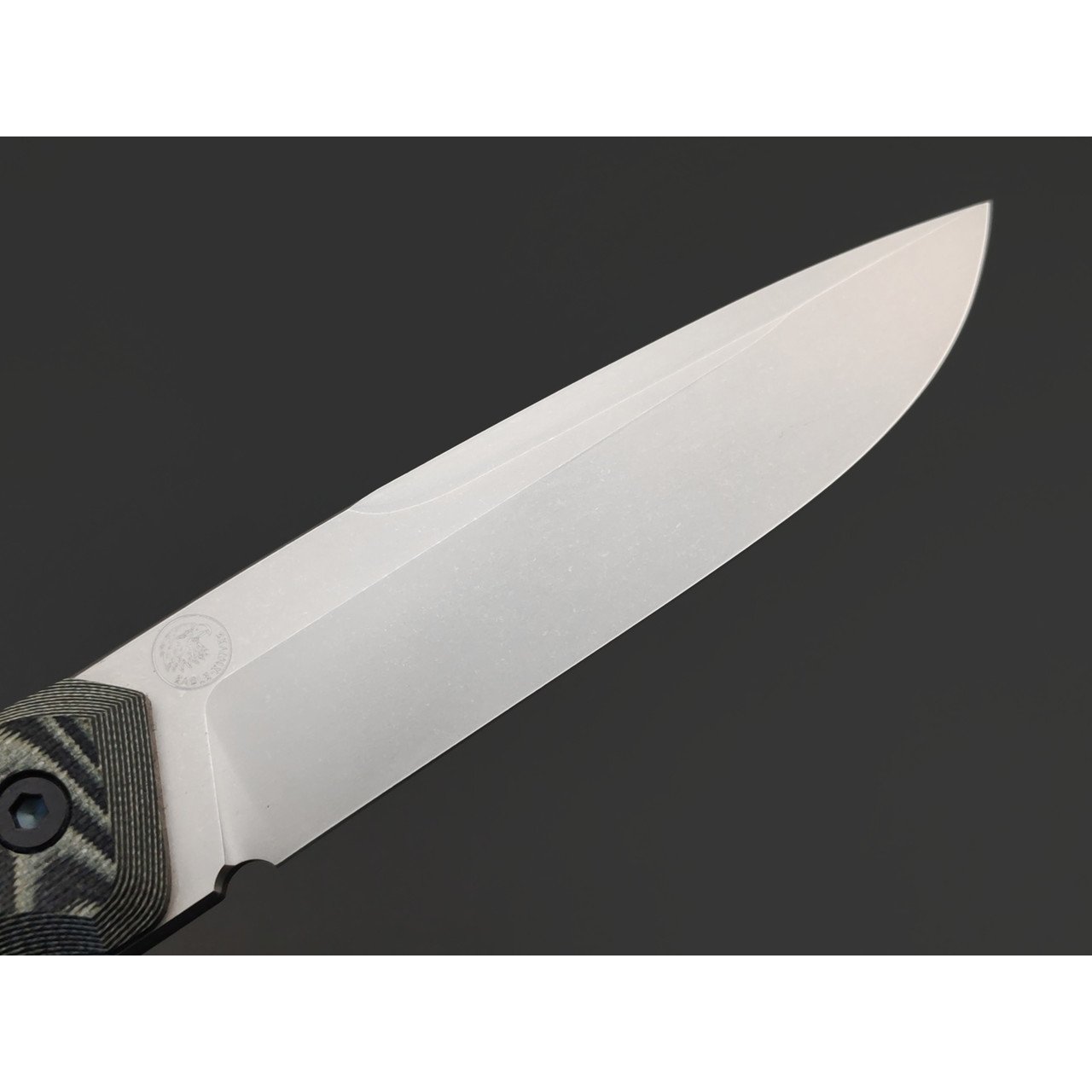 Eagle Knives нож Attacker 1 сталь D2 стоунвош, рукоять G10 чёрный с зелёным
