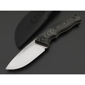 Eagle Knives нож Forester 2 сталь D2 стоунвош, рукоять G10 чёрный с зелёным